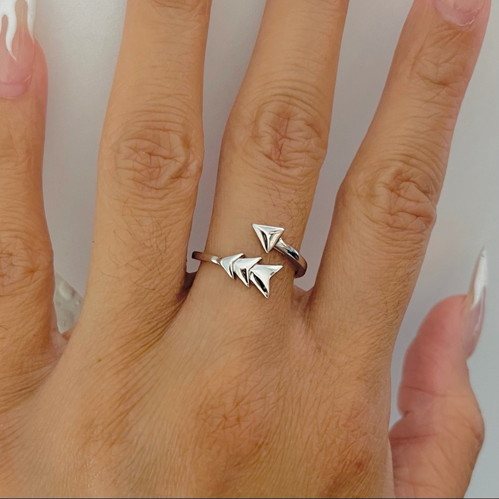 Sterling silver arrow ring, arrow ring, silver arrow ring, silver ring, arrow